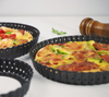 Bakeware cake mold non stick coating round pizza plate baking pans set with hole