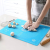 customized 65*45cm kitchen waterproof non-slip large silicone pastry mat with measurements