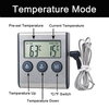 Kitchen BBQ thermometer digital meat temperature quick reed instruments with Timer