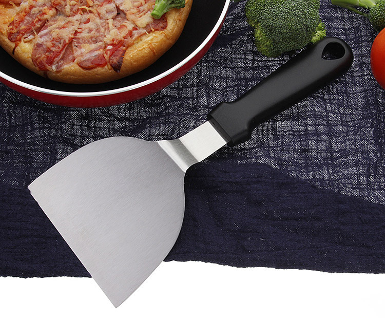 Home KitchenStainless Steel Cooking Shovel With Plastic Handle