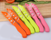 6 pieces stainless steel multifunctional vegetable cutter peeling kitchen fruit knife for home use