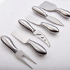 6 piece spot supply stainless steel handle kitchen PP handle cheese cutting knife set