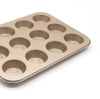 6 cup gold cupcake baking tray non-stick muffin cup baking pan