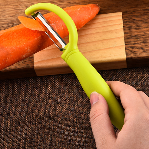 Stainless steel plastic handle melon planer peeler fruit scraper kitchen gadget