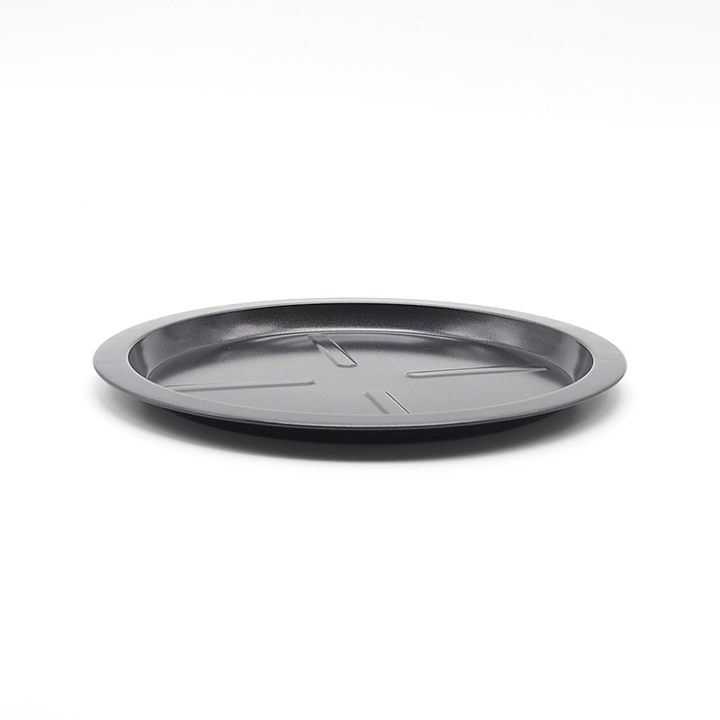 Wholesale 8 Inches non-stick carbon steel cake mould pizza baking trays pans