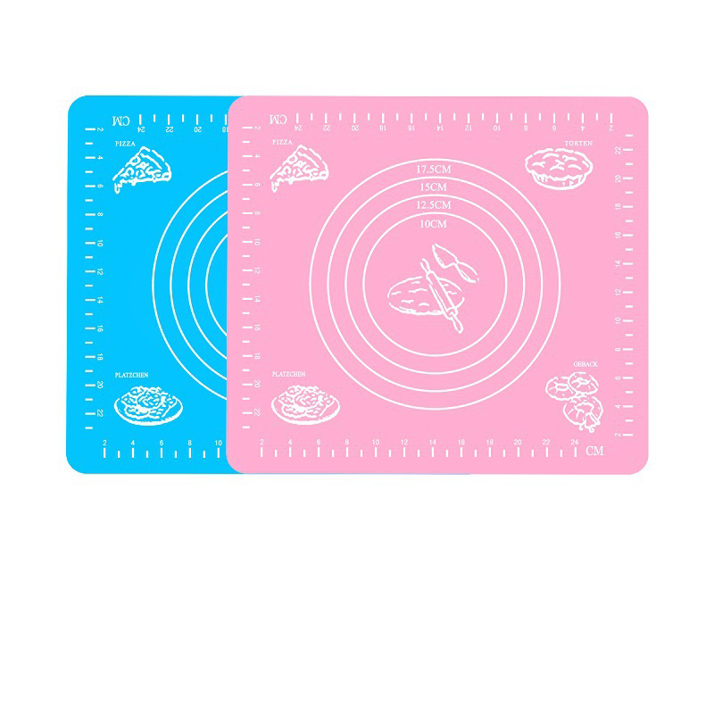 silicone pastry mat with measurements for kitchen