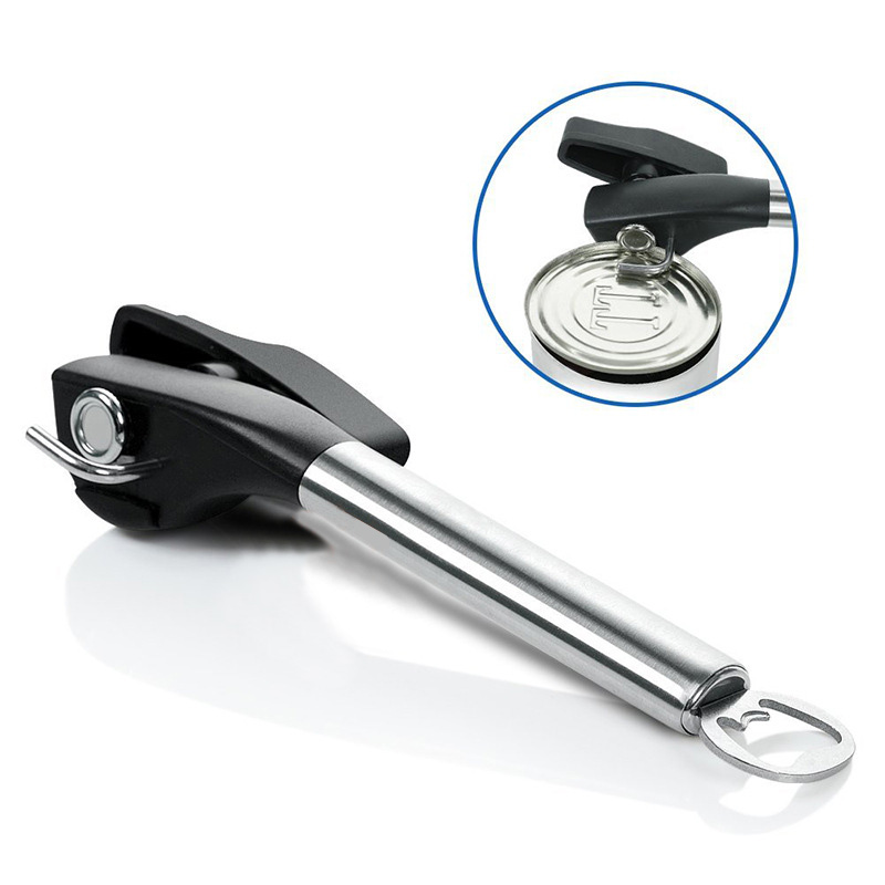 stainless steel material multi functional manual comfortable manual safe can opener